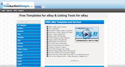Desktop Screenshot of freeauctiondesigns.com